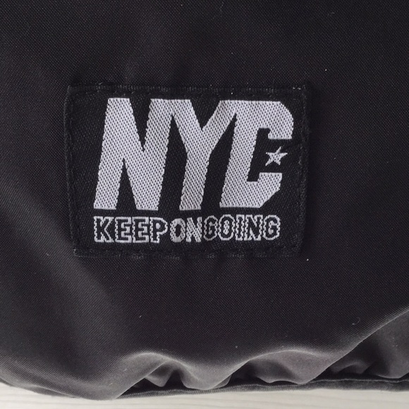 Yishion NYC Black Zip Front Windbreaker Streetwear - Picture 4 of 7